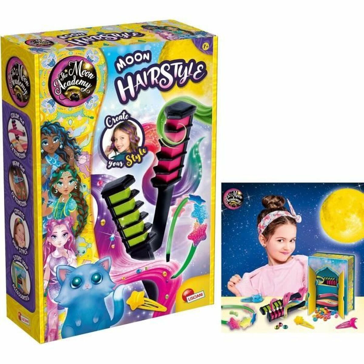 Child’s Hairedressing Set Lisciani Giochi The Moon Academy Moon Hairstyle