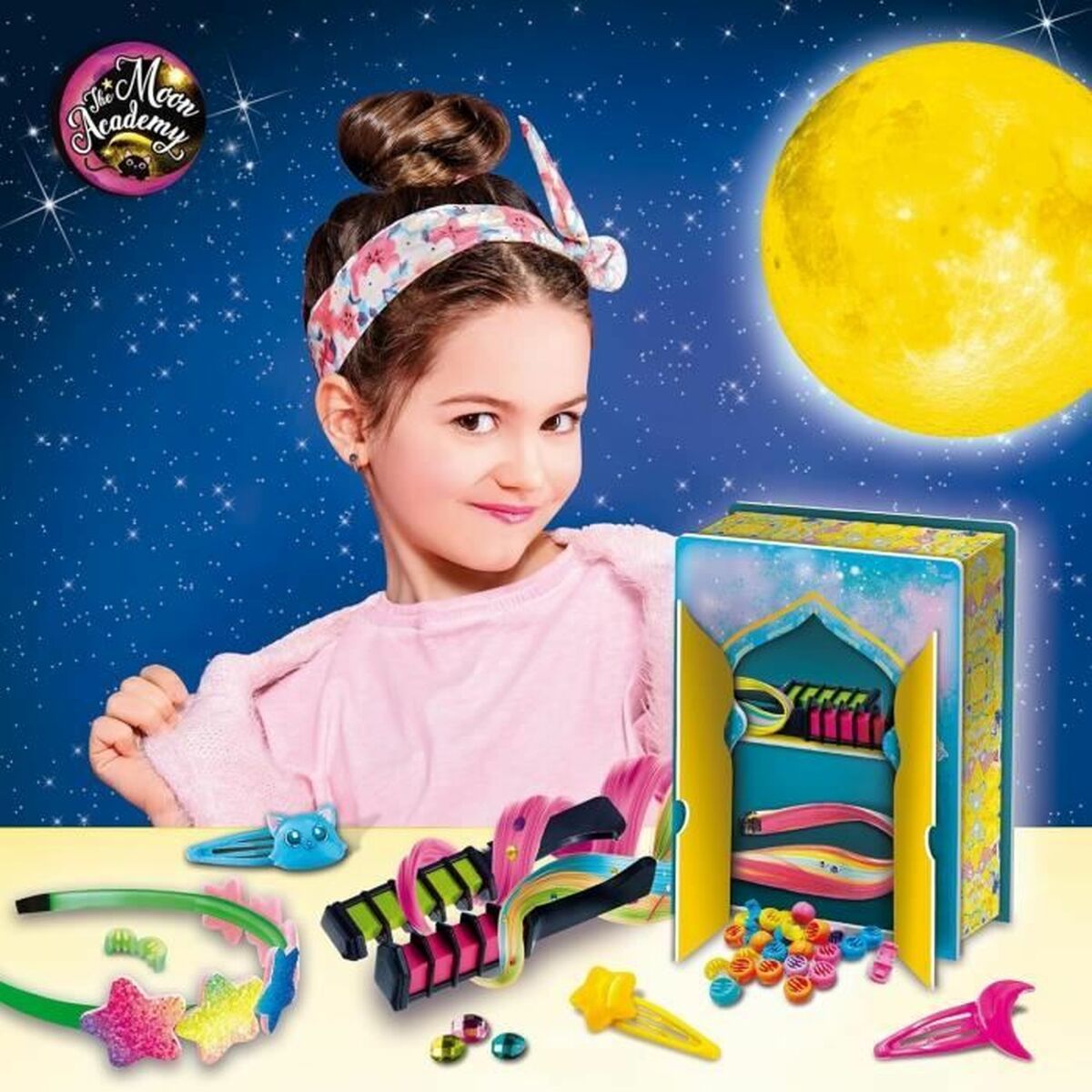 Child’s Hairedressing Set Lisciani Giochi The Moon Academy Moon Hairstyle