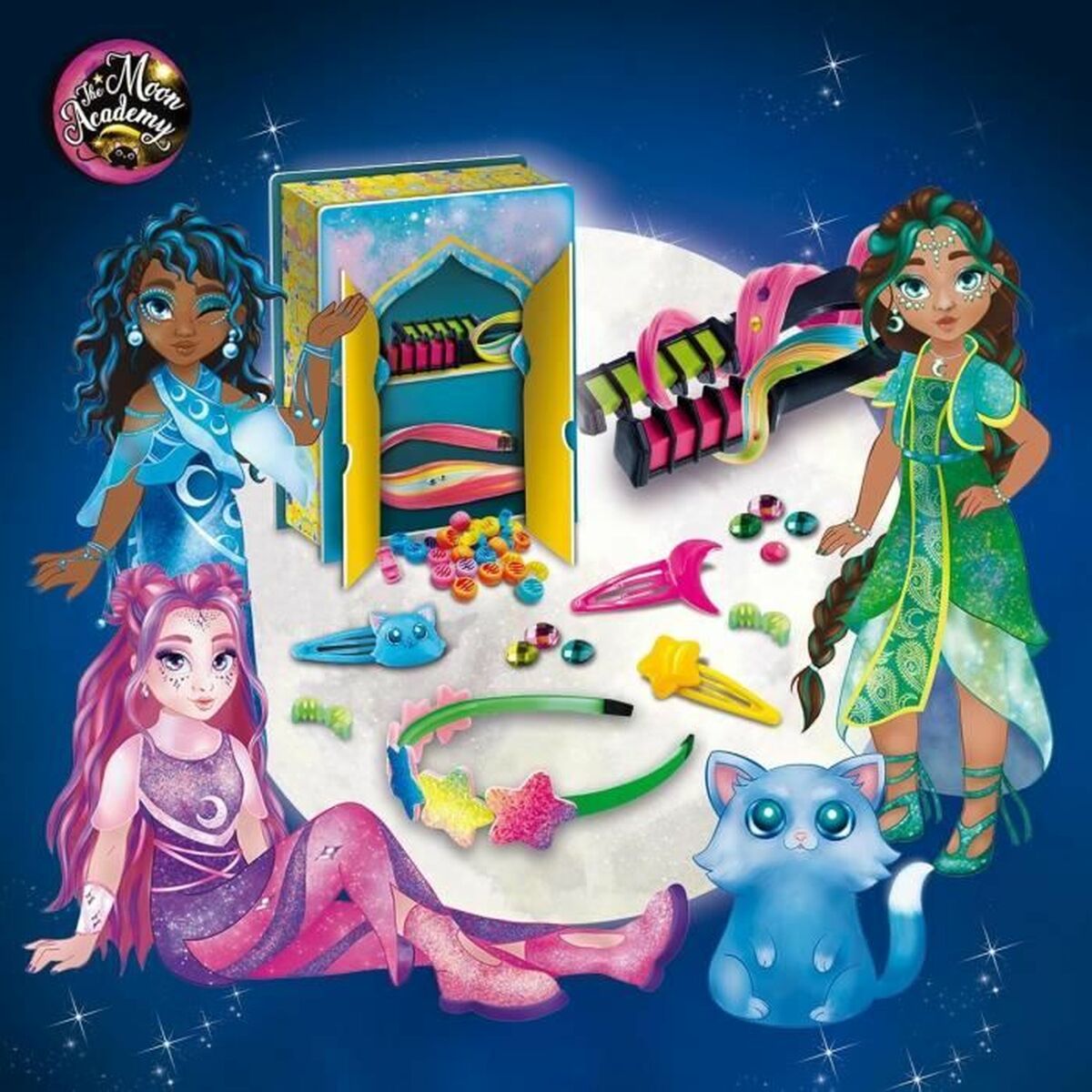 Child’s Hairedressing Set Lisciani Giochi The Moon Academy Moon Hairstyle