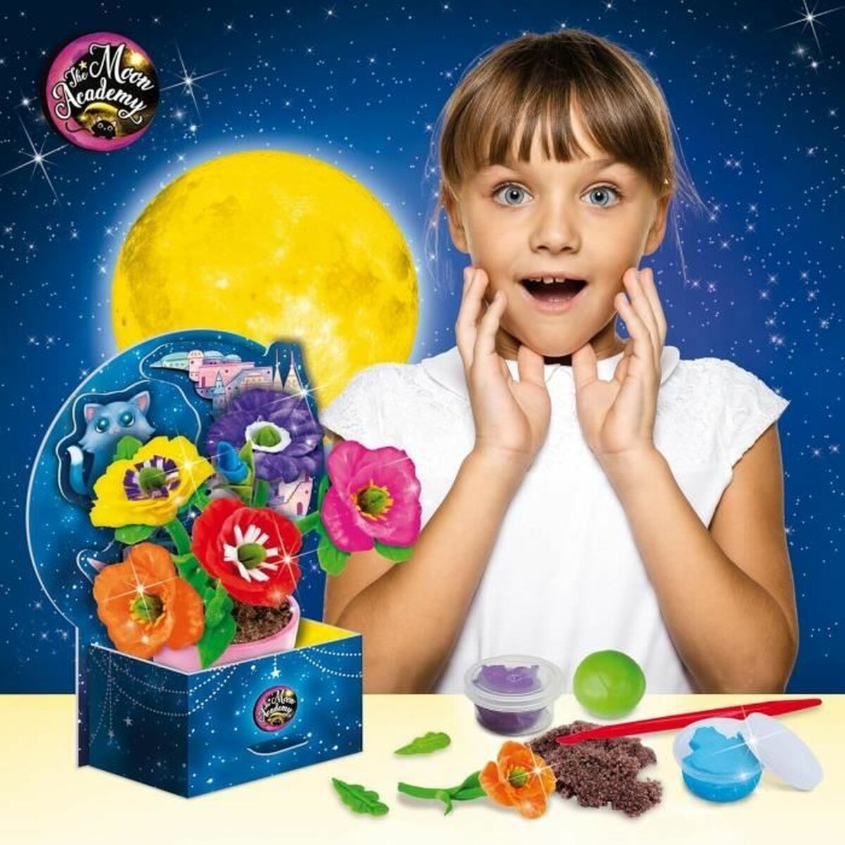 Craft Game Lisciani Giochi The Moon Academy Moon Flowers Multicolour
