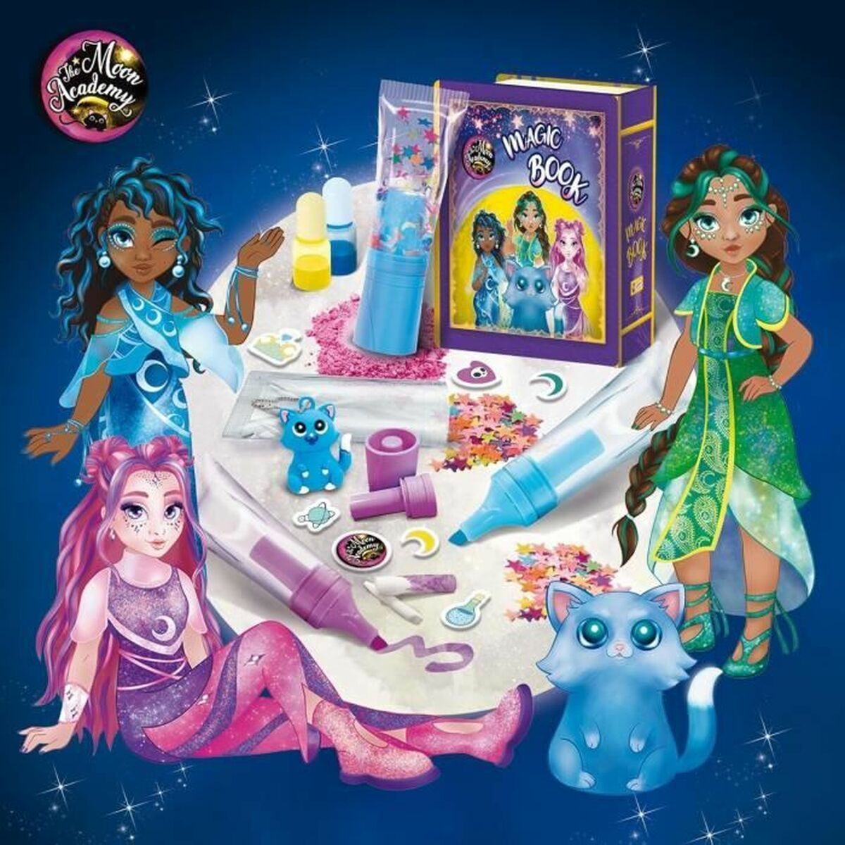 Craft Game Lisciani Giochi The Moon Academy Moon Highlighters Multicolour
