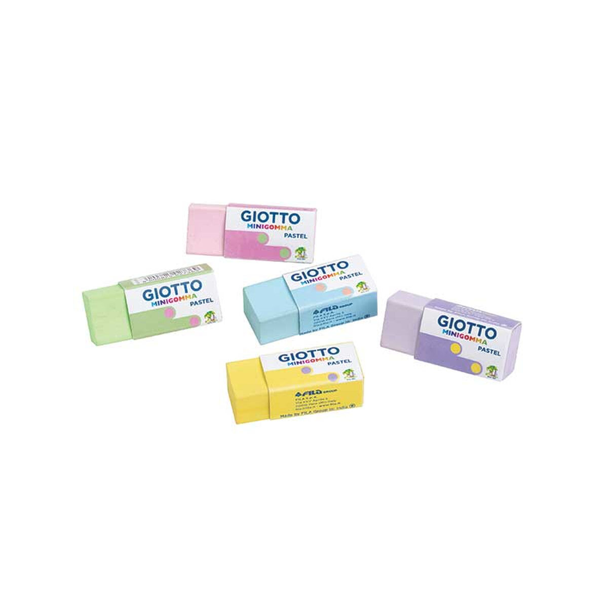 Eraser Set Giotto MiniGomma Multicolour Cake 120 Pieces Eraser Set Giotto MiniGomma Multicolour Cake 120 Pieces