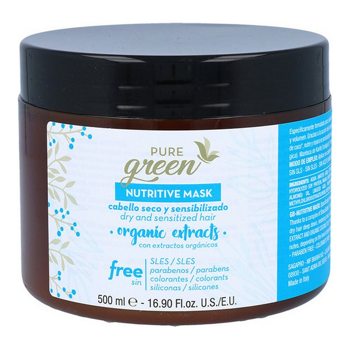 Hair Mask Pure Green Nutritive Hair Mask Pure Green Nutritive