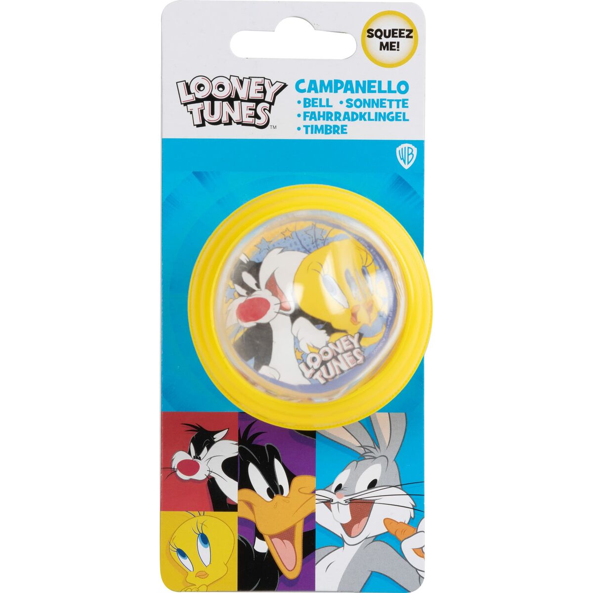 Children’s Bike Bell Looney Tunes CZ10964 Yellow