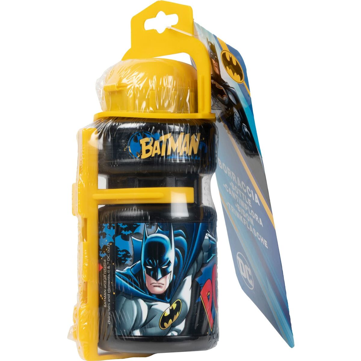 Children’s Bike Bottle Batman CZ10969 Yellow/Black 350 ml Yellow