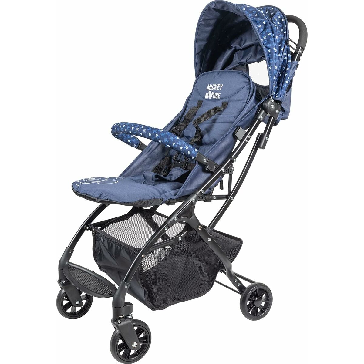 Baby’s Pushchair Mickey Mouse CZ10395 Blue Foldable