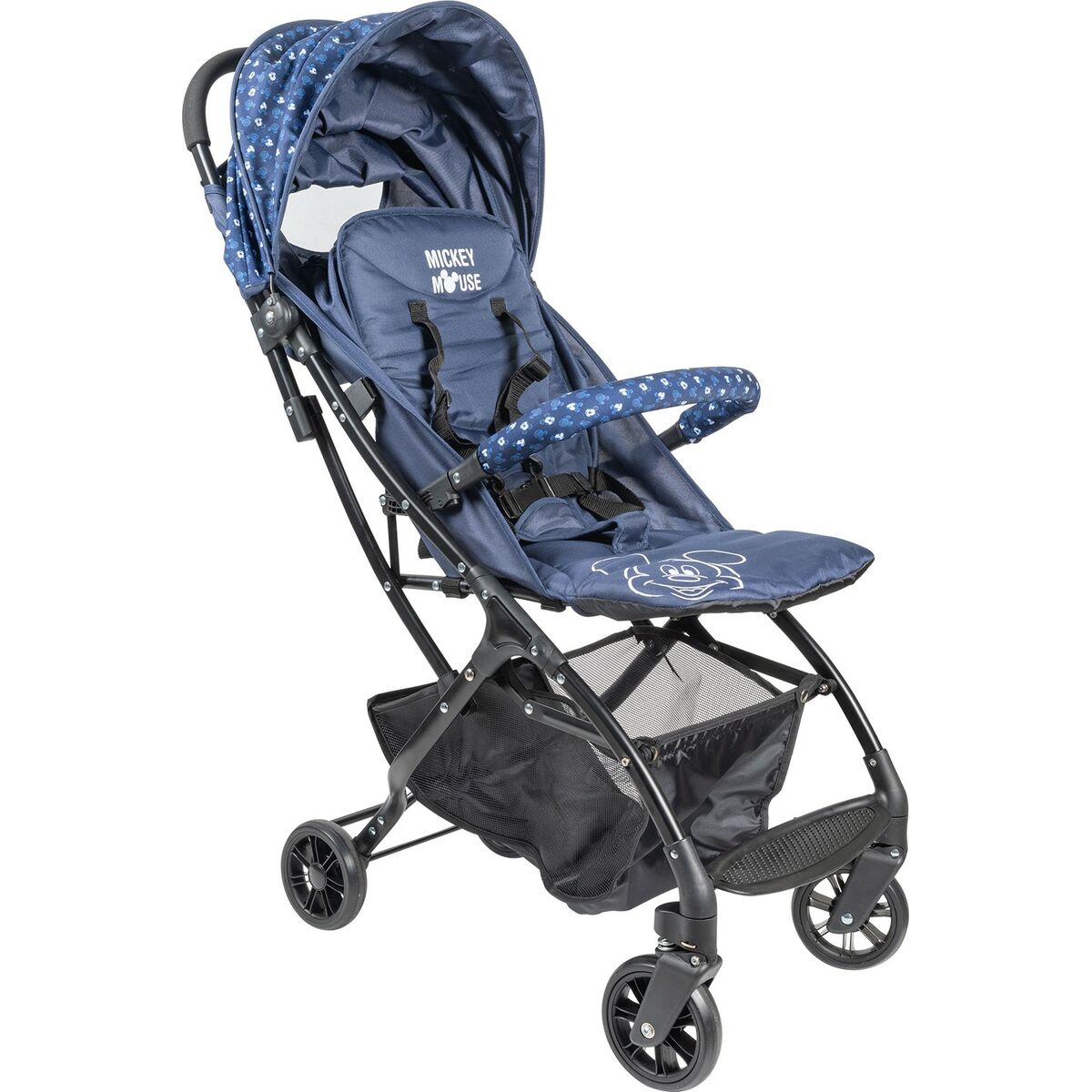 Baby’s Pushchair Mickey Mouse CZ10395 Blue Foldable