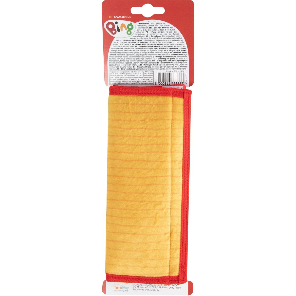 Seatbelt pad Kids Licensing Bing – tv series