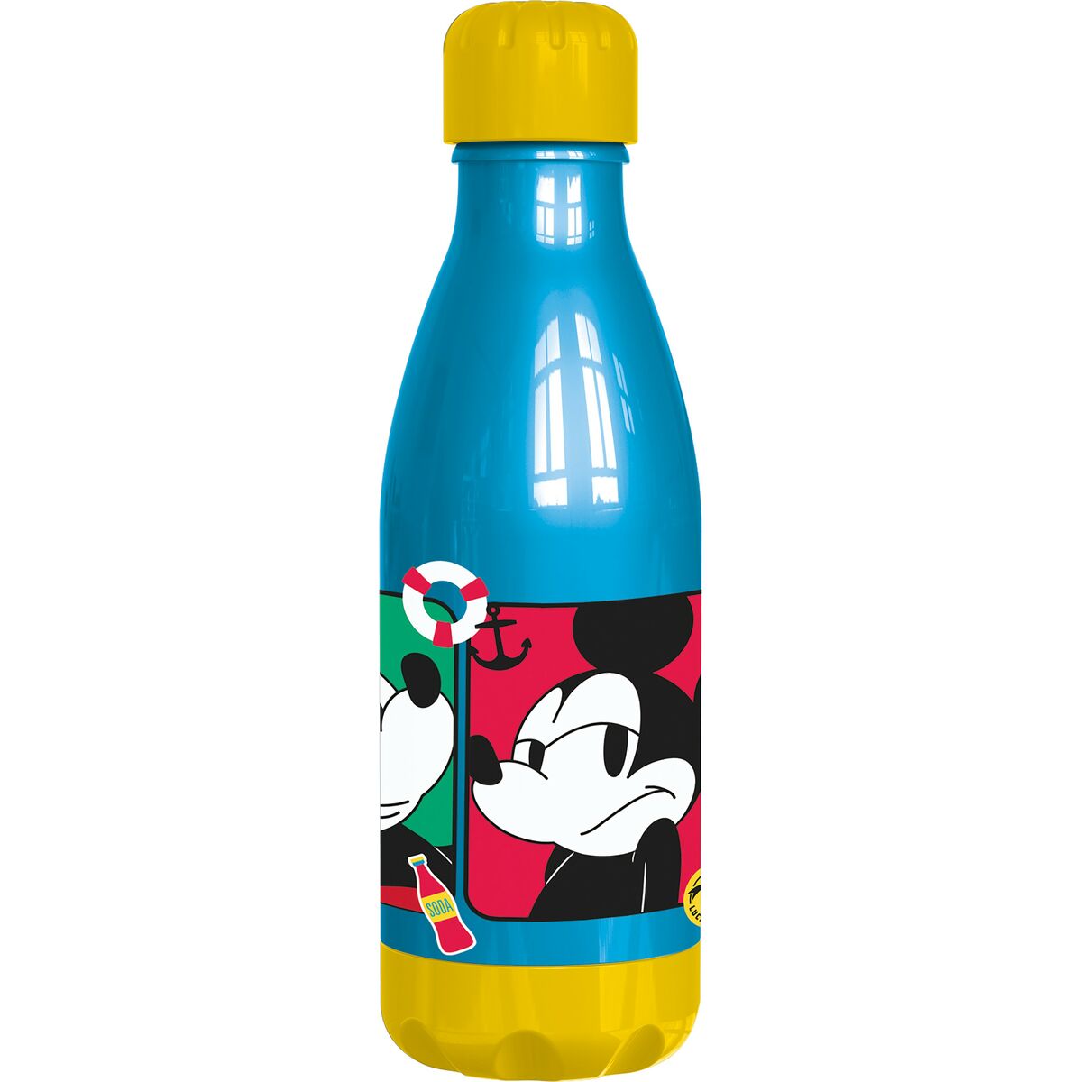Water bottle Mickey Mouse CZ11268 560 ml Multicolour Plastic Water bottle Mickey Mouse CZ11268 560 ml Multicolour Plastic