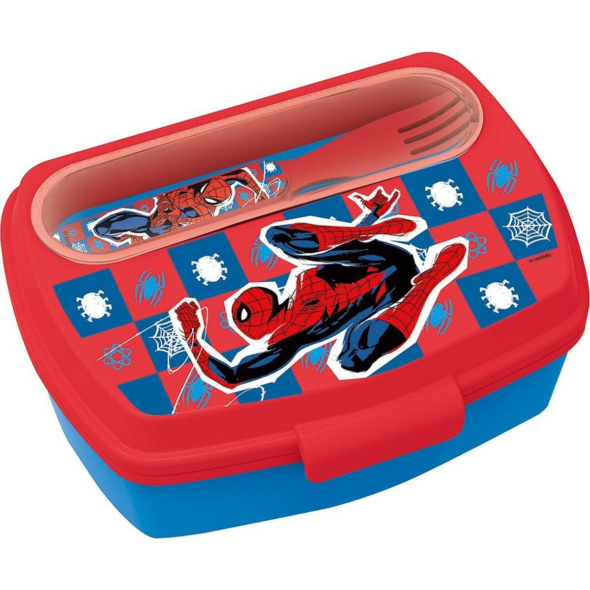 Lunchbox with Accessories Spider-Man CZ11272 Plastic Lunchbox with Accessories Spider-Man CZ11272 Plastic