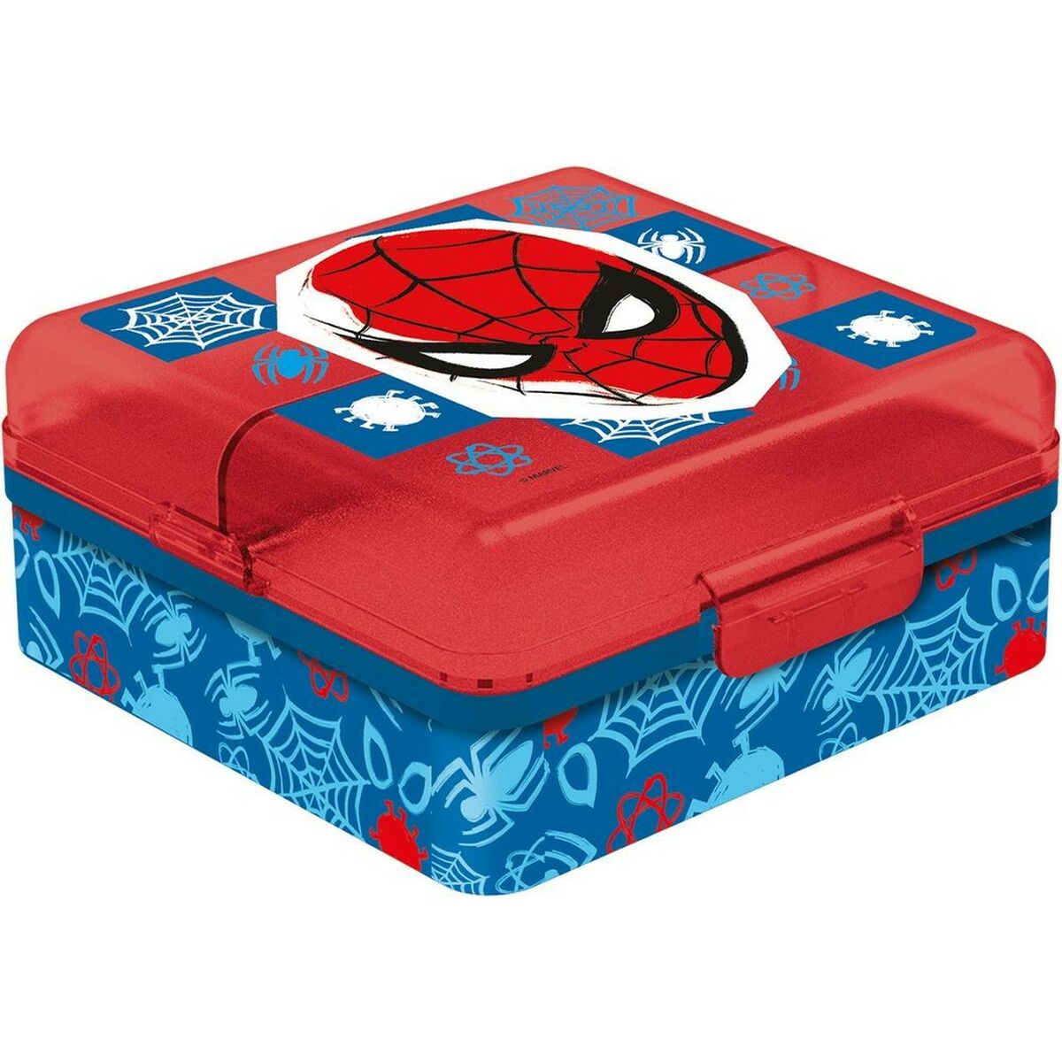 Compartment Lunchbox Spider-Man CZ11274 Multicolour Plastic Compartment Lunchbox Spider-Man CZ11274 Multicolour Plastic