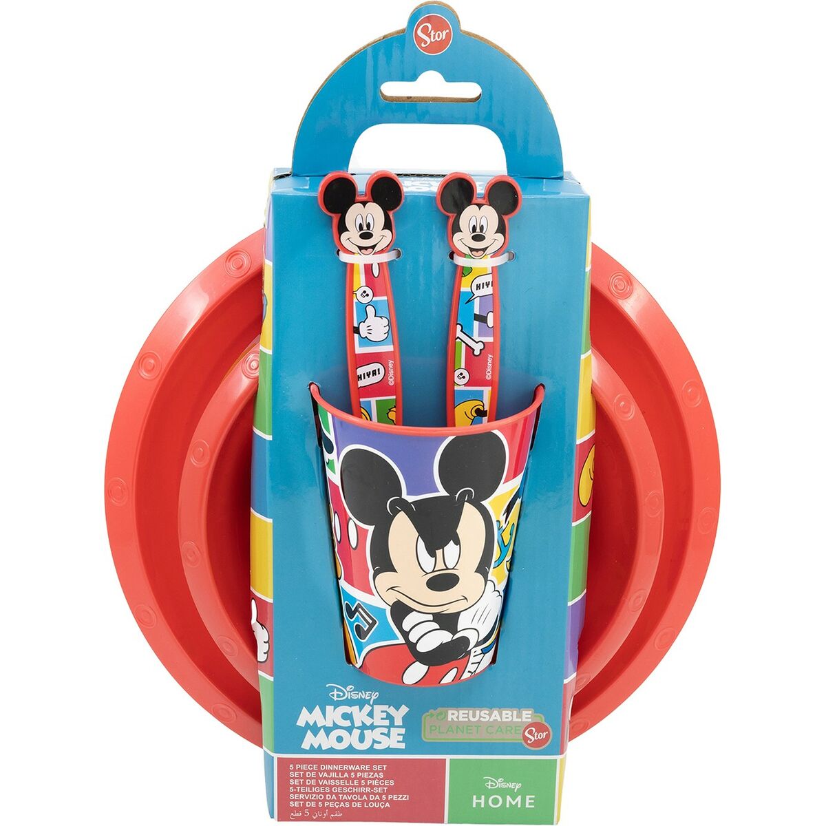 Childrenâs Dinner Set Mickey Mouse CZ11311 (5 Pieces)