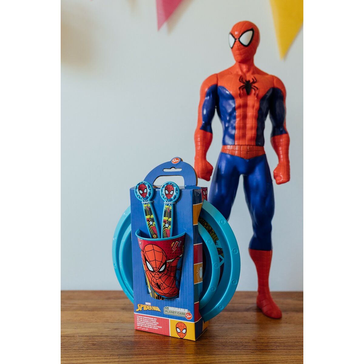 Childrenâs Dinner Set Spider-Man CZ11313 Plastic (5 Pieces)