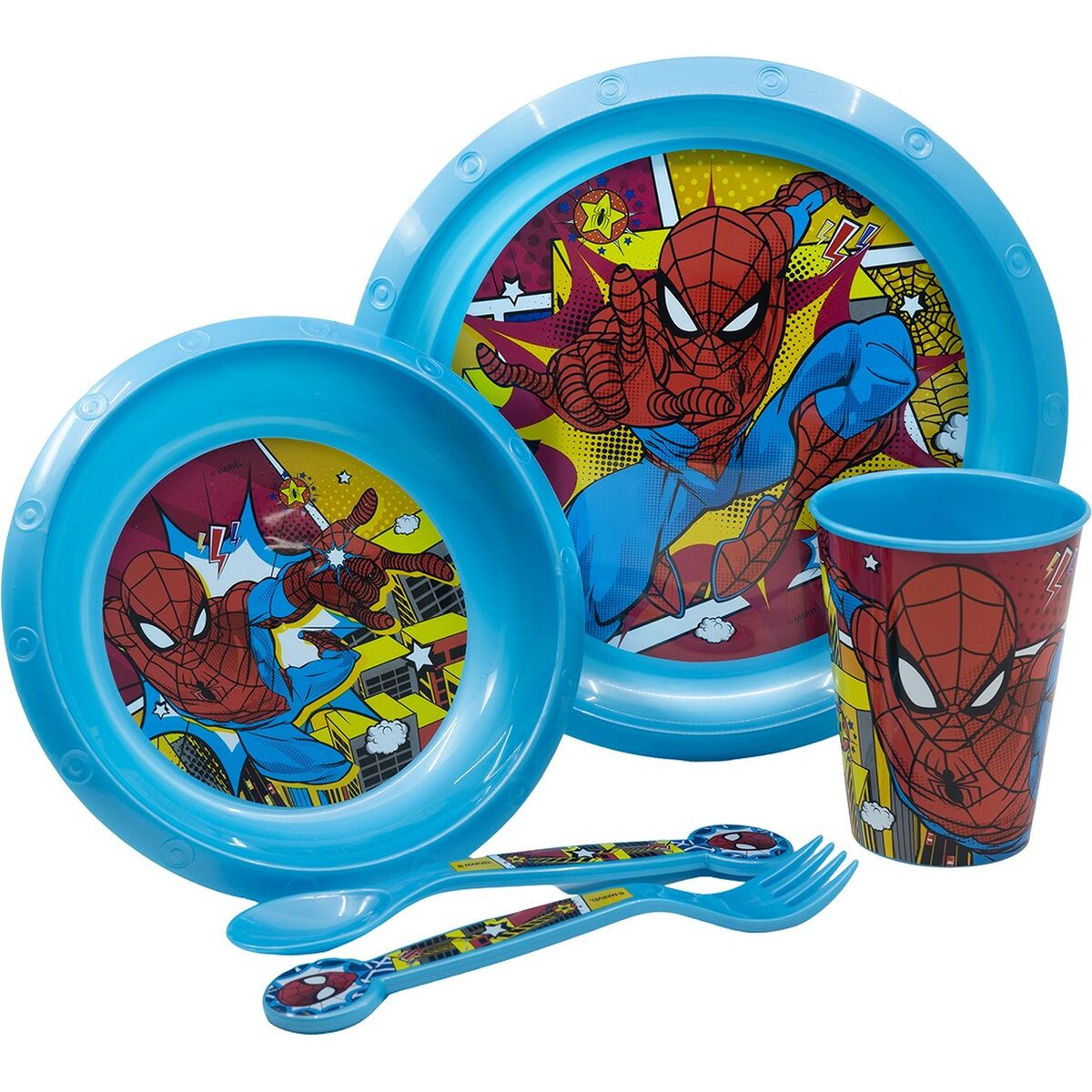Childrenâs Dinner Set Spider-Man CZ11313 Plastic (5 Pieces)