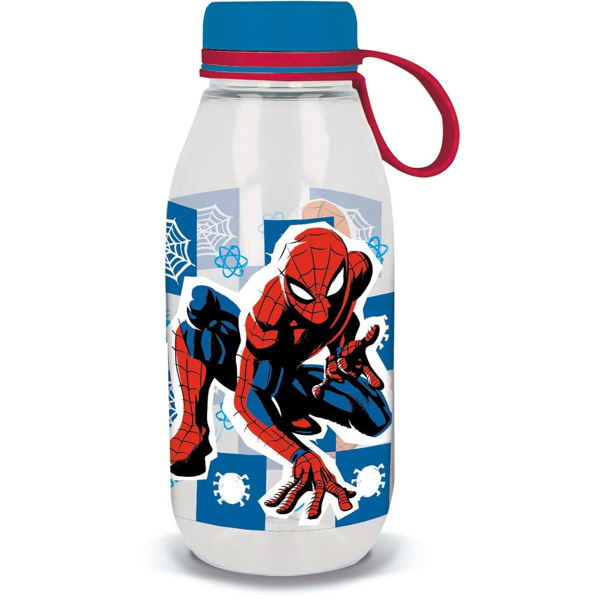 Water bottle Spider-Man CZ11360 460 ml Blue Silicone Water bottle Spider-Man CZ11360 460 ml Blue Silicone