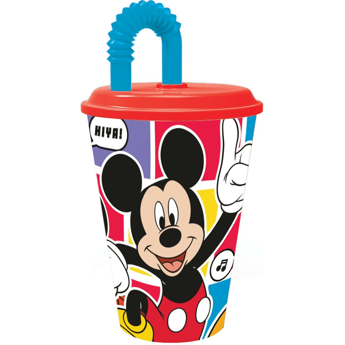 Cup with Straw Mickey Mouse CZ11364 430 ml Cup with Straw Mickey Mouse CZ11364 430 ml