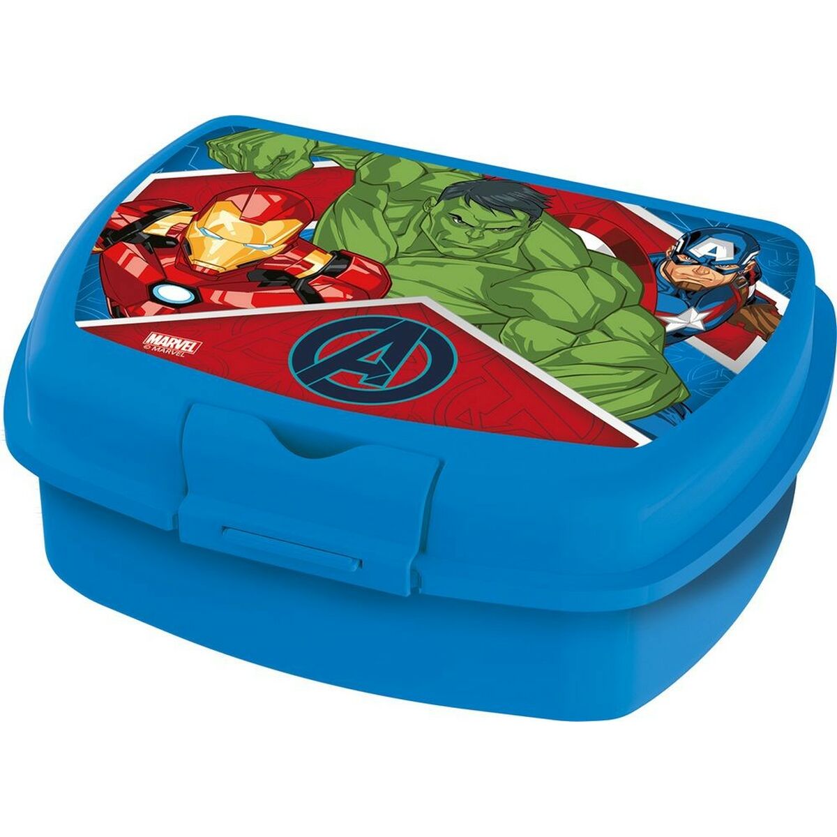 Lunchbox The Avengers CZ11367 Blue Plastic Lunchbox The Avengers CZ11367 Blue Plastic