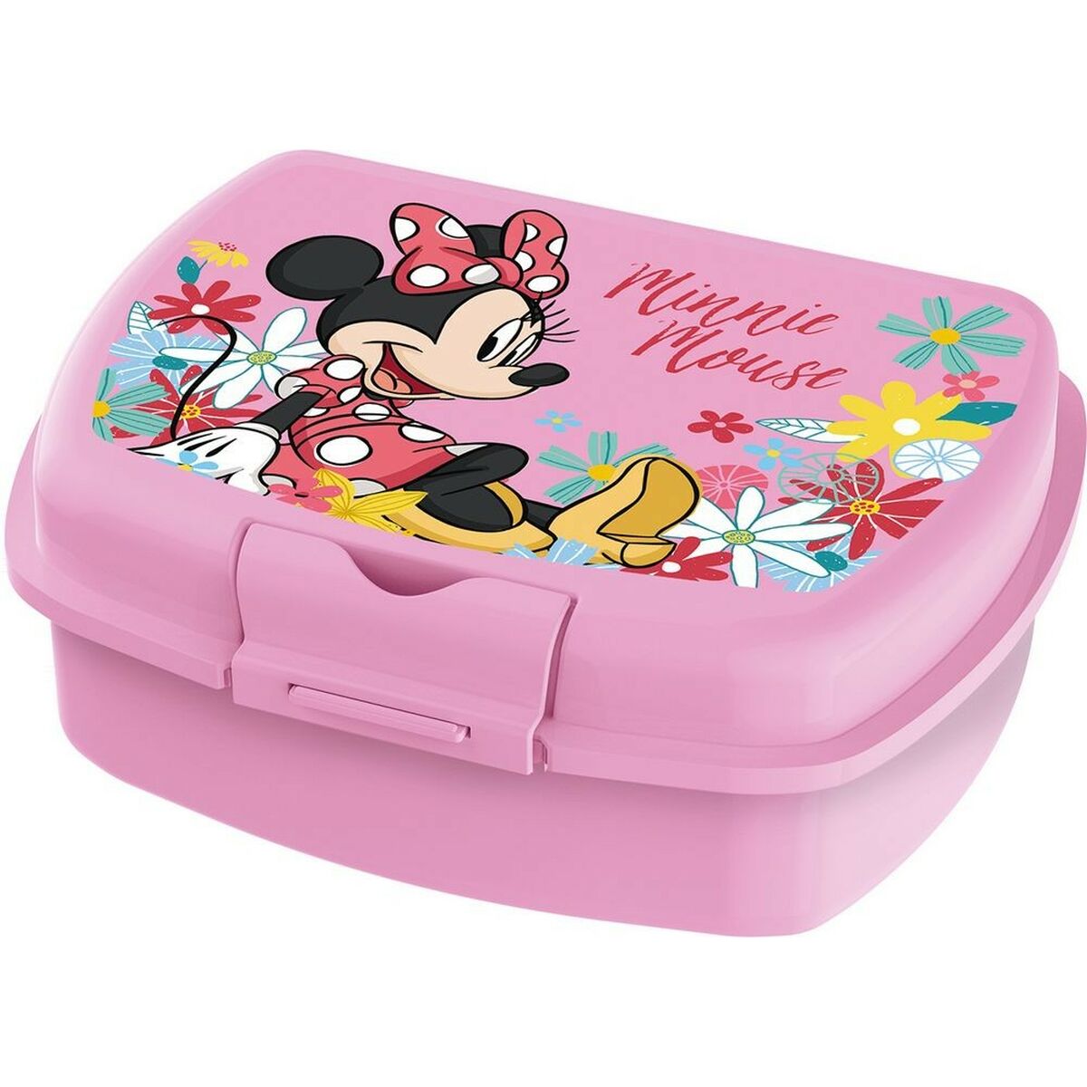 Lunchbox Minnie Mouse CZ11371 Pink Plastic Lunchbox Minnie Mouse CZ11371 Pink Plastic