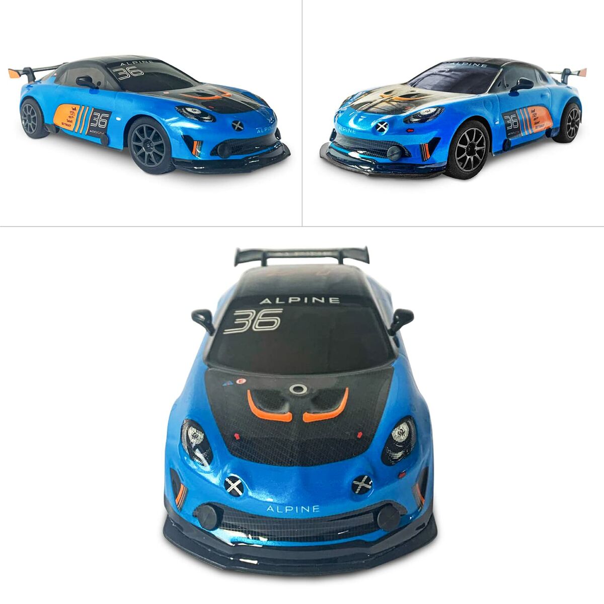 Remote-Controlled Car Mondo Alpine A110 GT4 Blue Turquoise