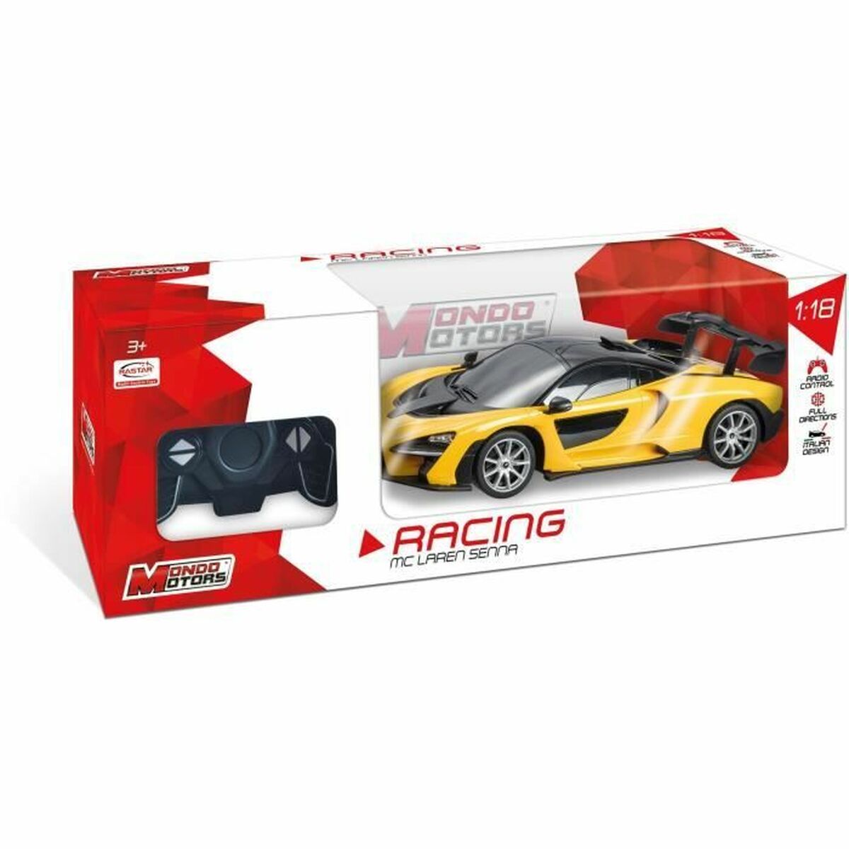 Remote-Controlled Car Mondo Mac Laren Senna Multicolour Remote-Controlled Car Mondo Mac Laren Senna Multicolour