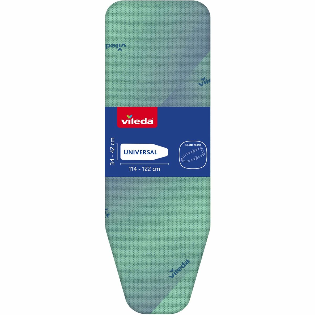 Ironing board cover Vileda Perfect Fit 34/42 x 114/122 cm Blue Turquoise Ironing board cover Vileda Perfect Fit 34/42 x 114/122 cm Blue Turquoise