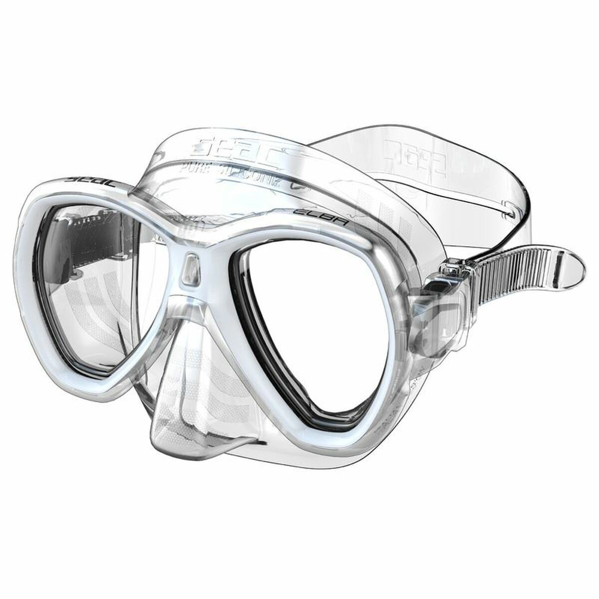 Diving mask Seac Elba White Diving mask Seac Elba White