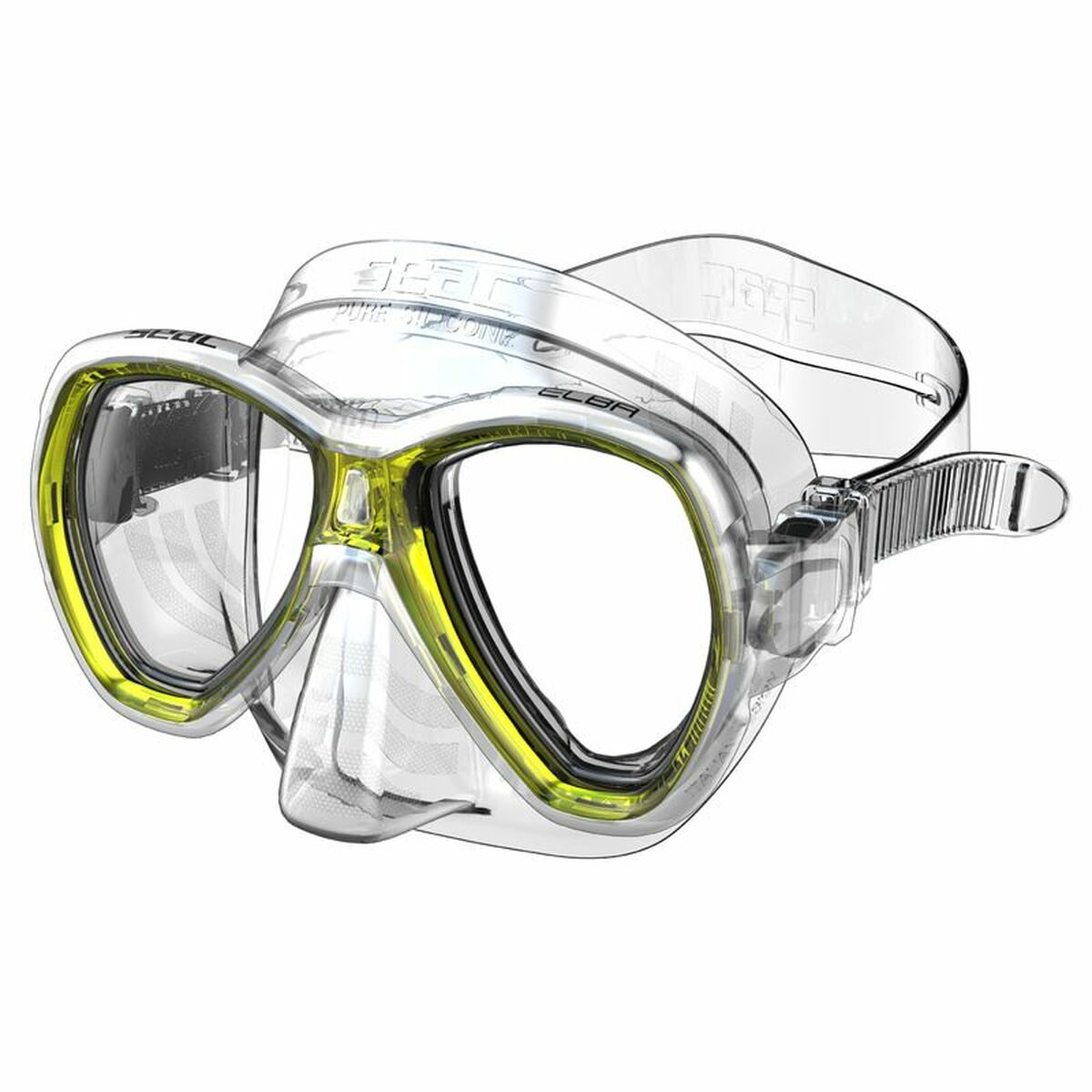 Swimming Goggles Seac 75004100136 Yellow One size (1 Unit) Swimming Goggles Seac 75004100136 Yellow One size (1 Unit)