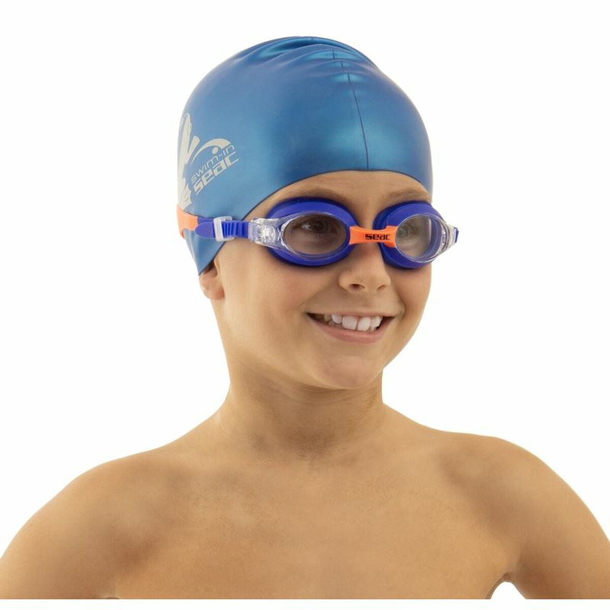 Swimming Goggles Seac 1520009175 Orange One size