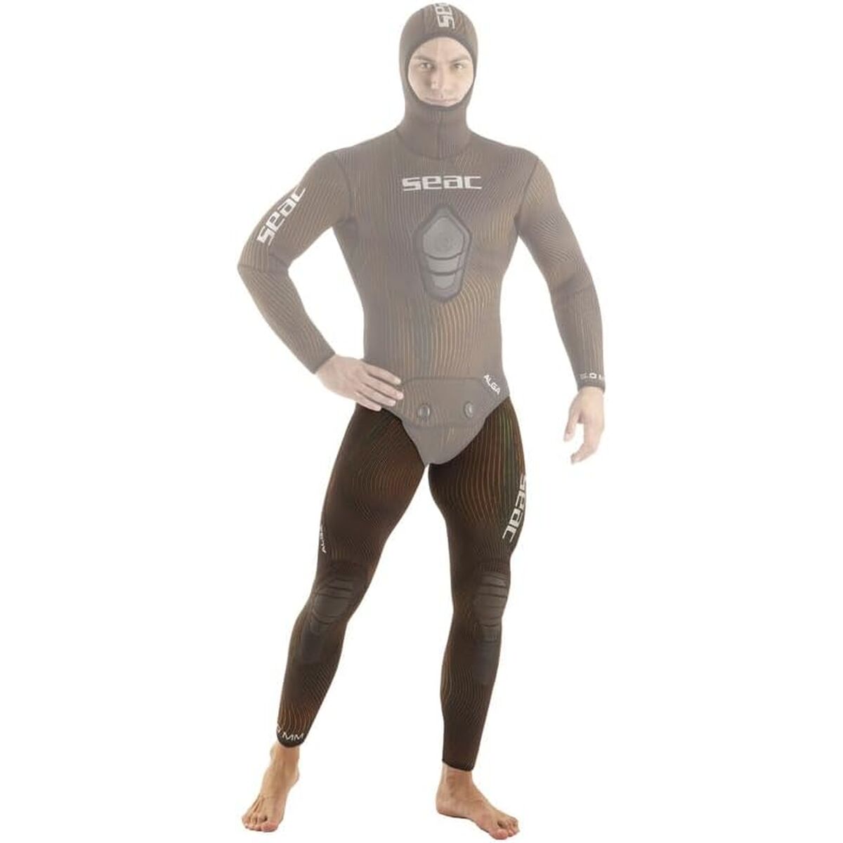 Neoprene Pants Seac Alga Brown Men