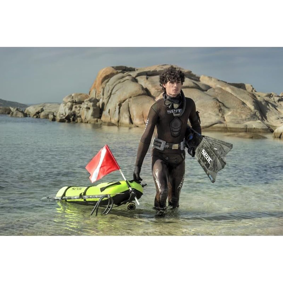 Neoprene Pants Seac Alga Brown Men