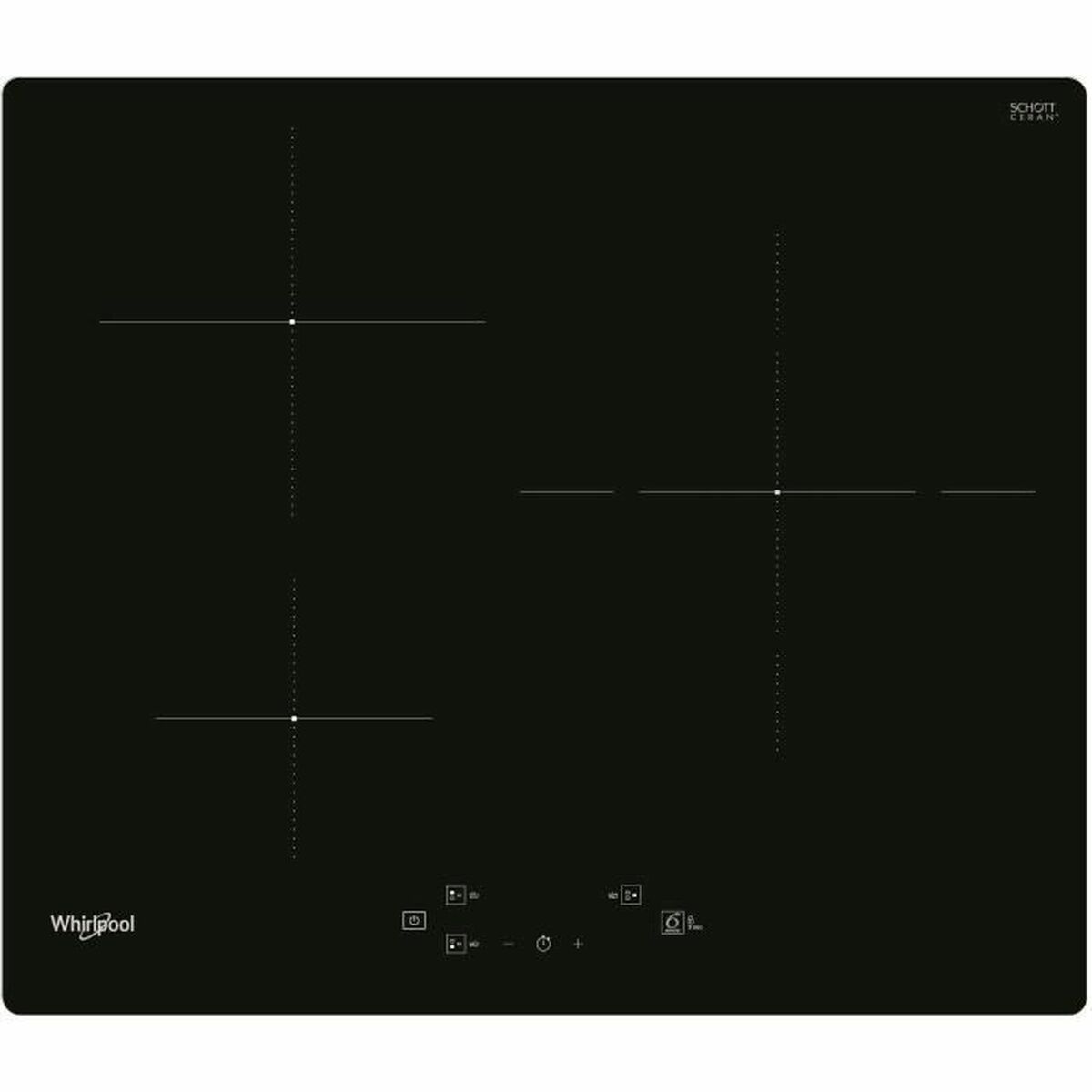 Induction Hot Plate Whirlpool Corporation WS Q1160 NE 60 cm Induction Hot Plate Whirlpool Corporation WS Q1160 NE 60 cm
