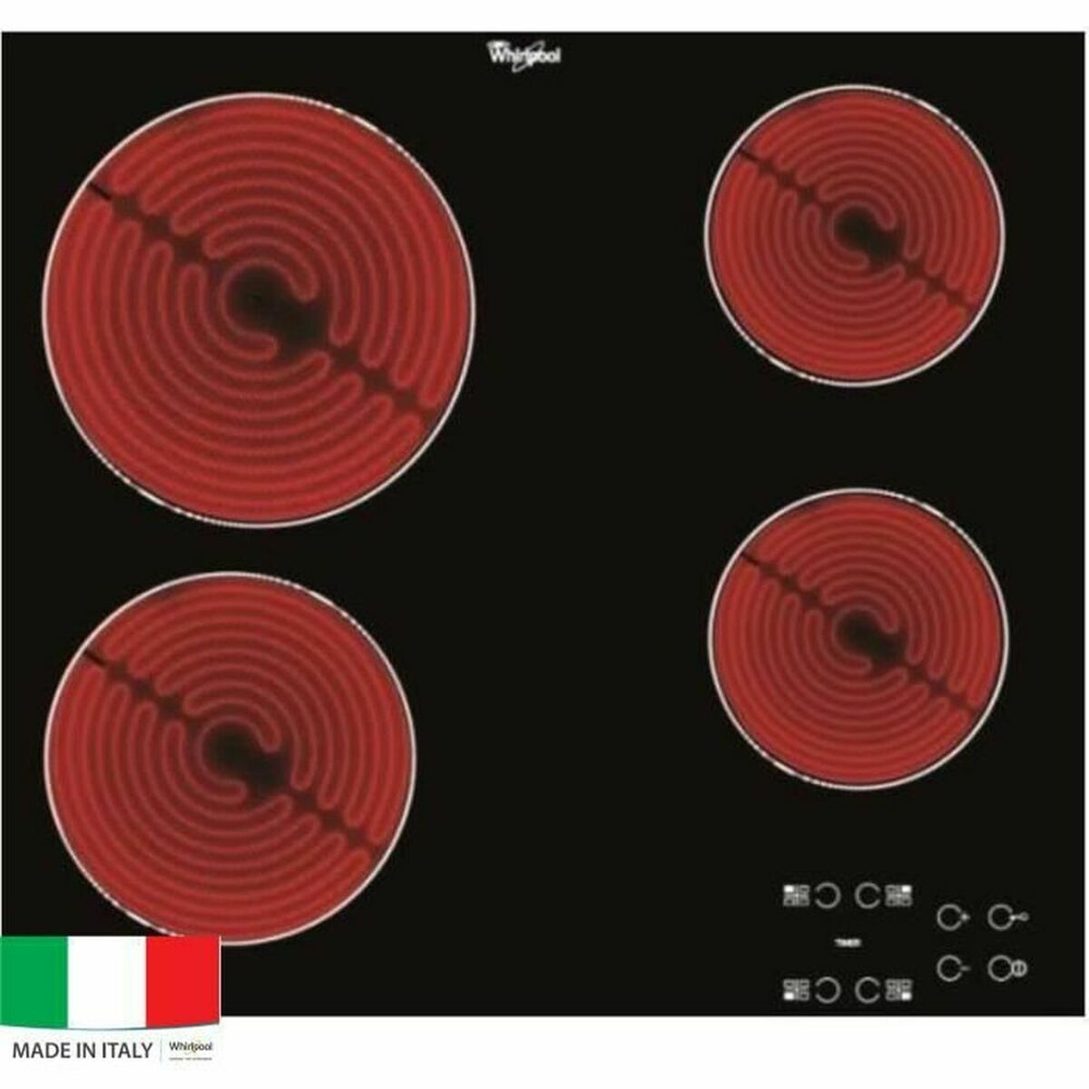 Induction Hot Plate Whirlpool Corporation AKT8090NE 60 cm 6200 W Induction Hot Plate Whirlpool Corporation AKT8090NE 60 cm 6200 W
