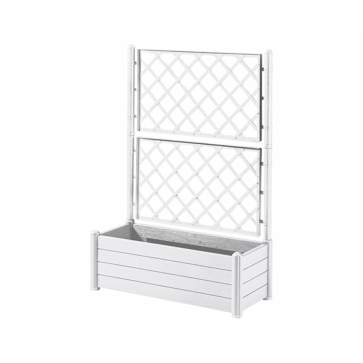 Planter Stefanplast 100 x 43 x 142 cm Rectangular White Planter Stefanplast 100 x 43 x 142 cm Rectangular White