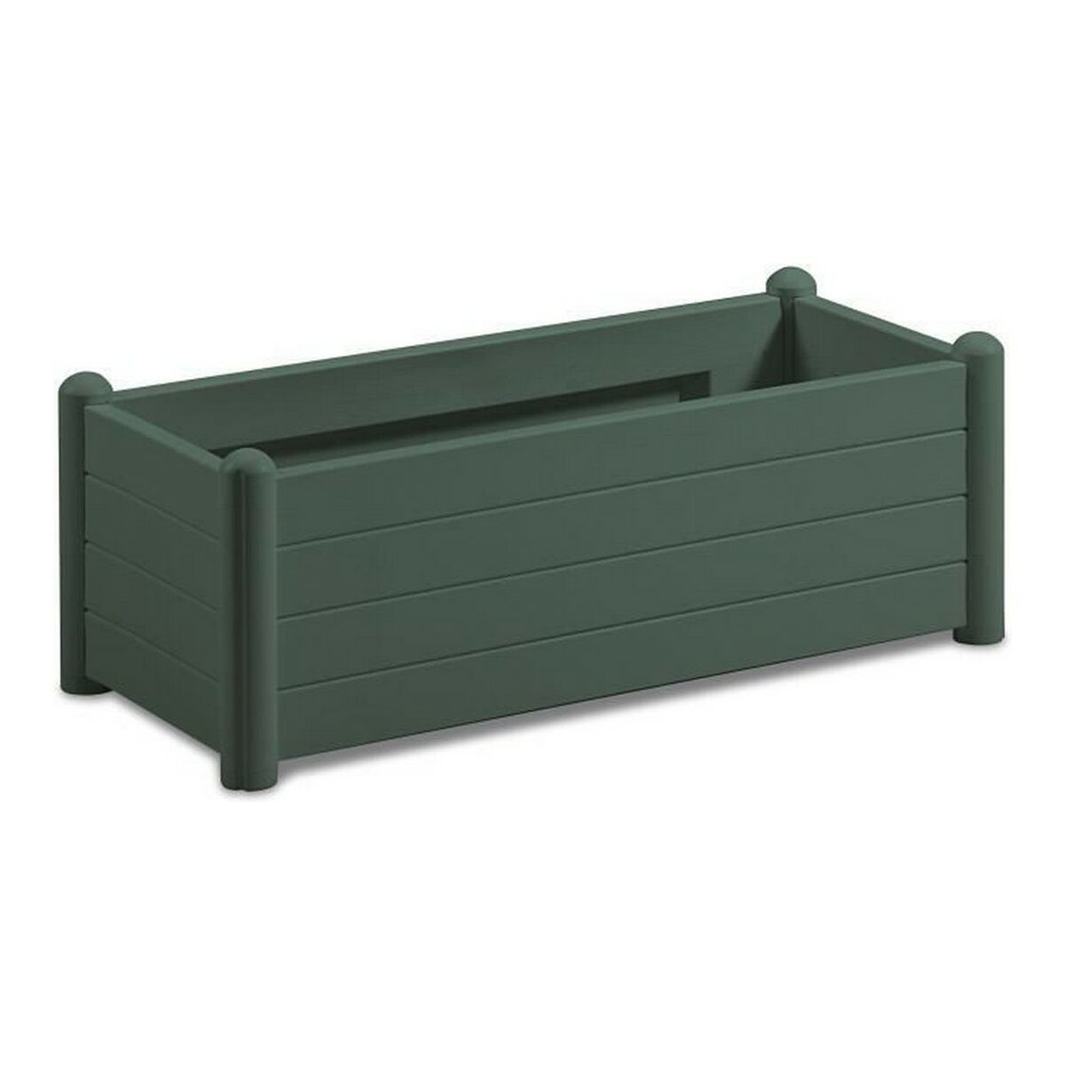 Plant pot Stefanplast Green Rectangular 100 x 43 x 35 cm Plant pot Stefanplast Green Rectangular 100 x 43 x 35 cm