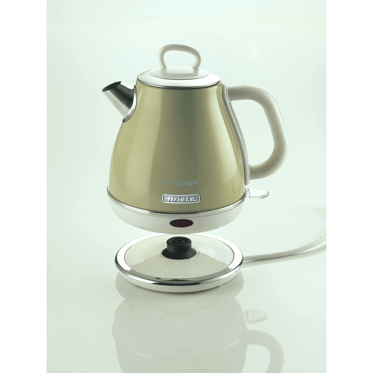 Kettle Ariete Vintage 2868 2000 W Beige Metal Plastic 1 L 3 L