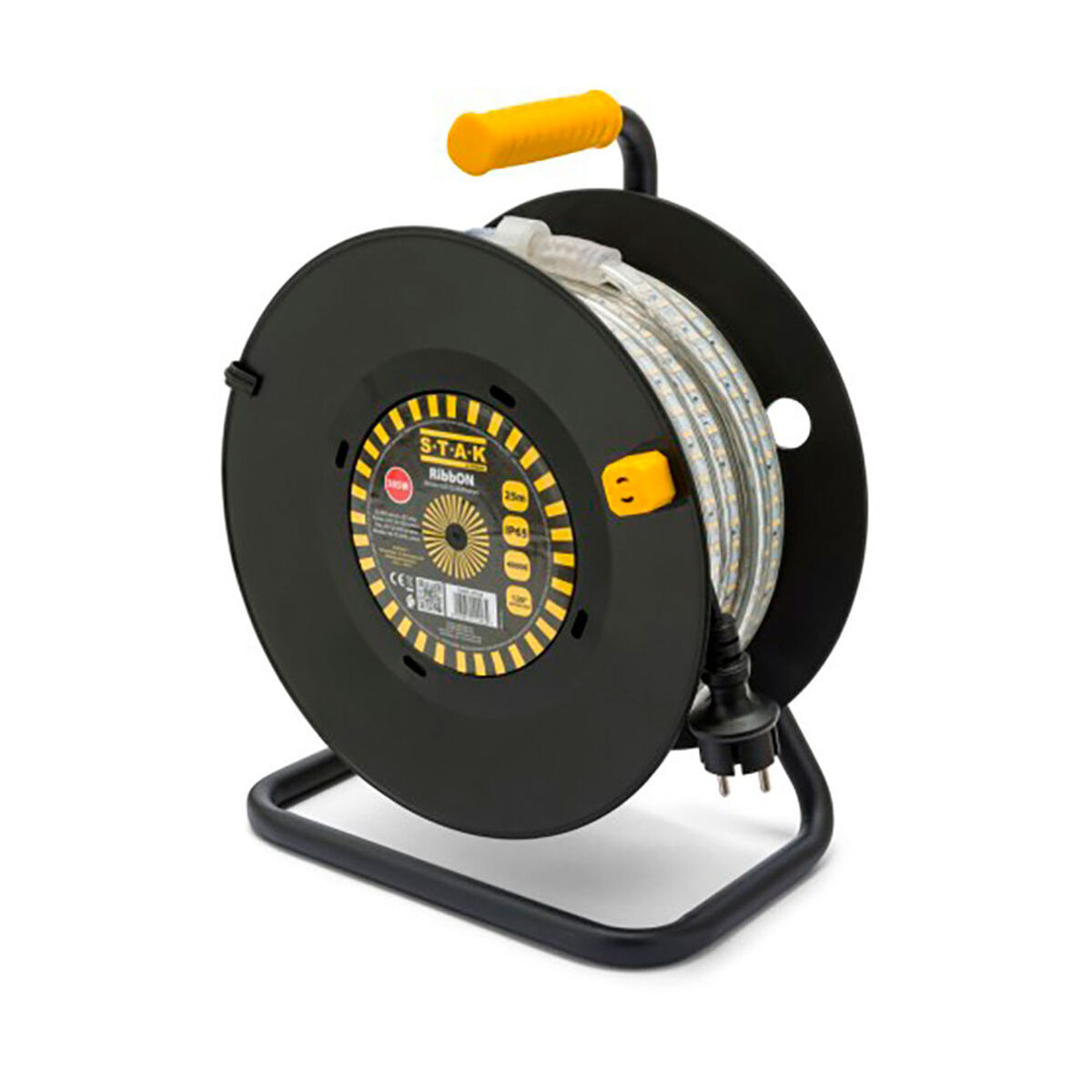 LED strips Stak 185 W 15 m LED Light 4000 K Black Transparent