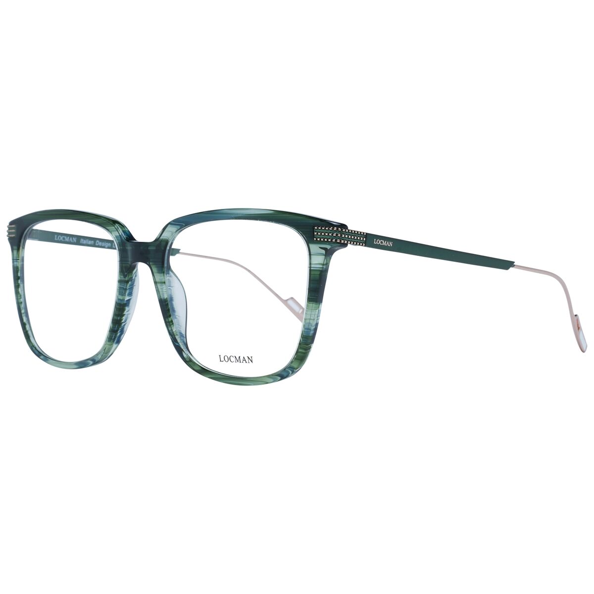 Unisex’ Spectacle frame Locman LOCV020 55GRN
