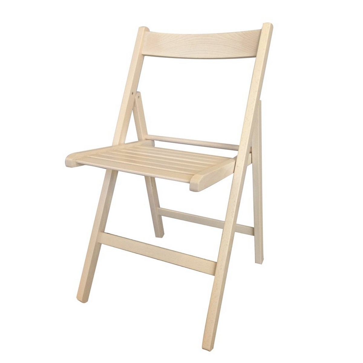 Folding Chair Beige beech wood (79 x 42,5 x 47,5 cm) Folding Chair Beige beech wood (79 x 42,5 x 47,5 cm)