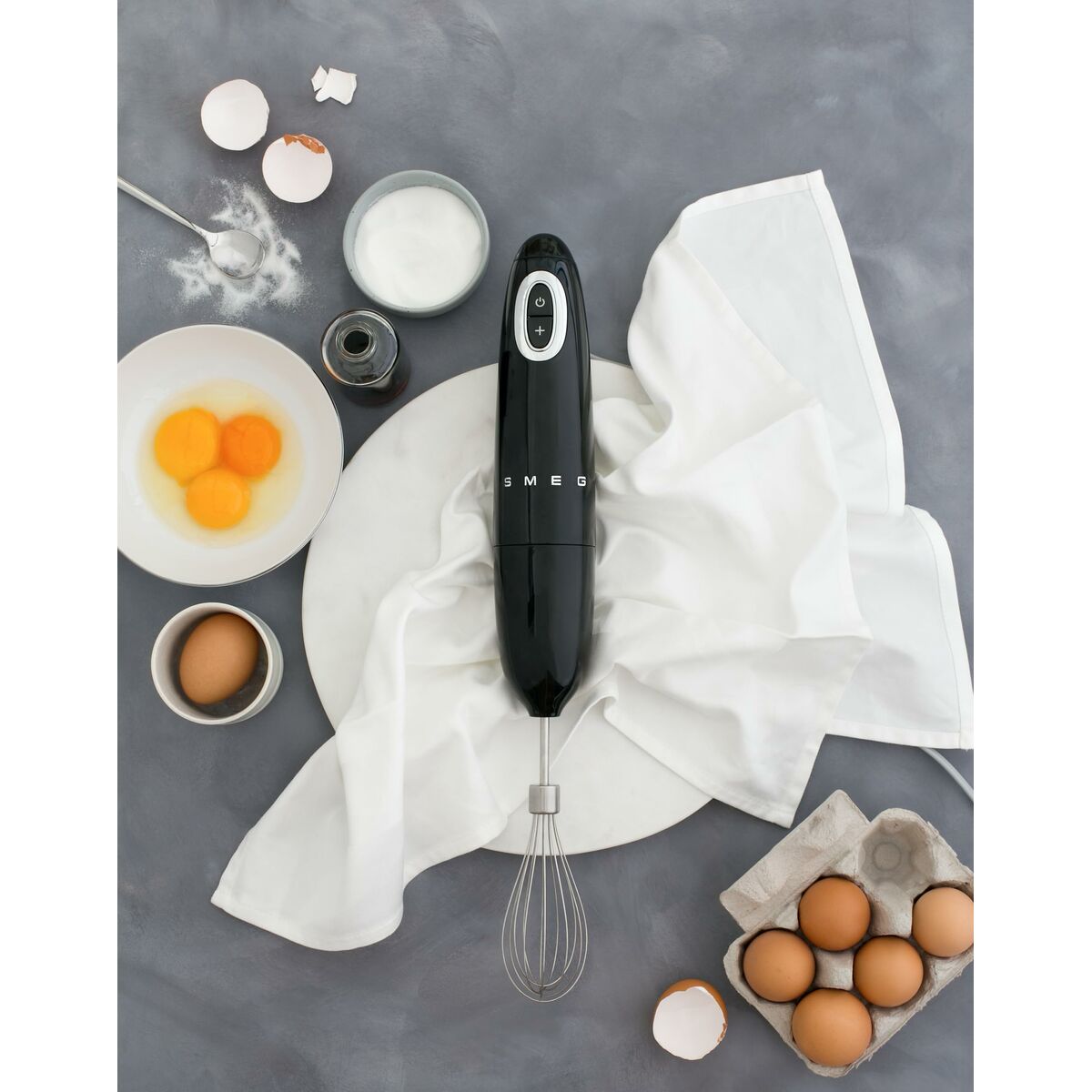 Hand-held Blender Smeg HBF11BLEU 700 W Black