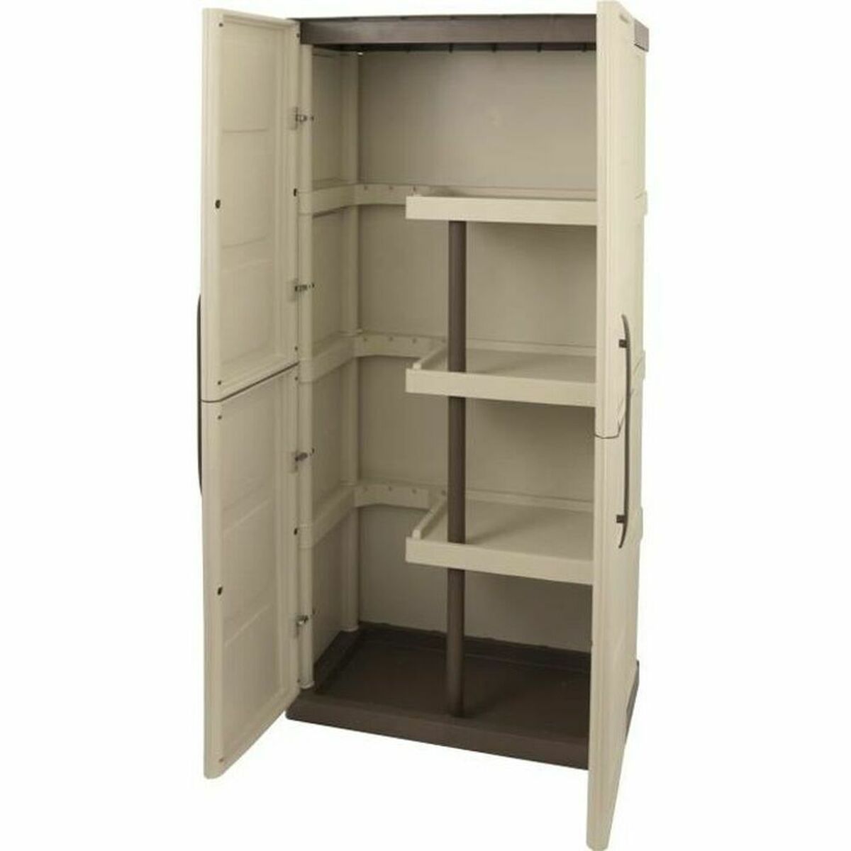 Cupboard TOOD Beige Grey Resin 60 Kg 20 kg 70 x 39 x 165 cm Cupboard TOOD Beige Grey Resin 60 Kg 20 kg 70 x 39 x 165 cm