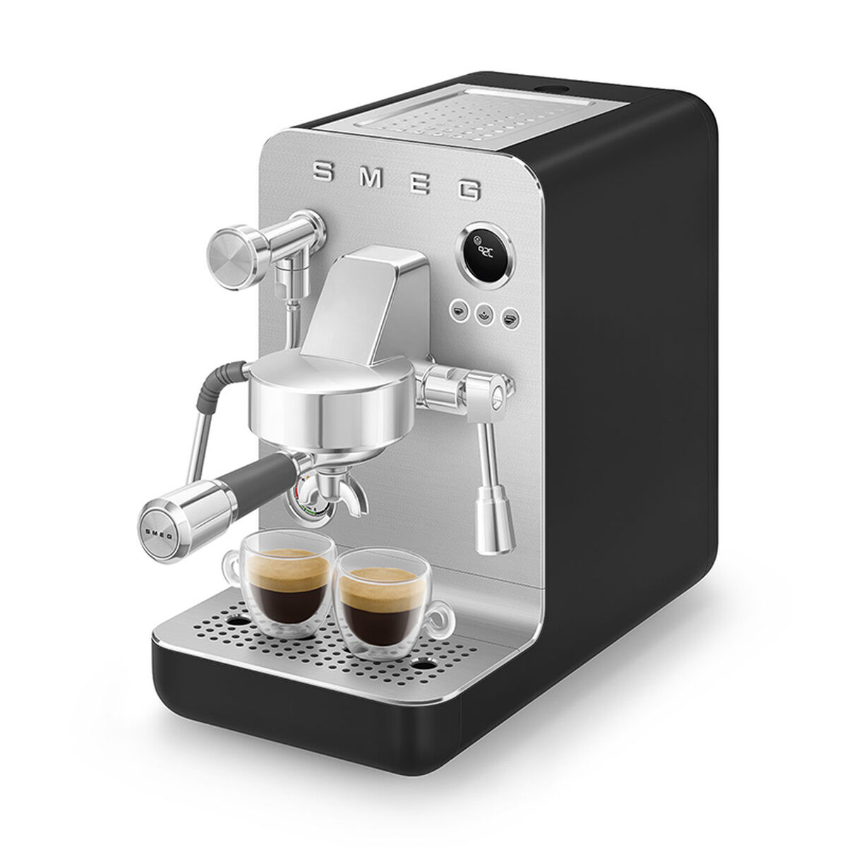 Express Manual Coffee Machine Smeg EMC02BLMEU Black 1350 W 15 bar 1 L Express Manual Coffee Machine Smeg EMC02BLMEU Black 1350 W 15 bar 1 L