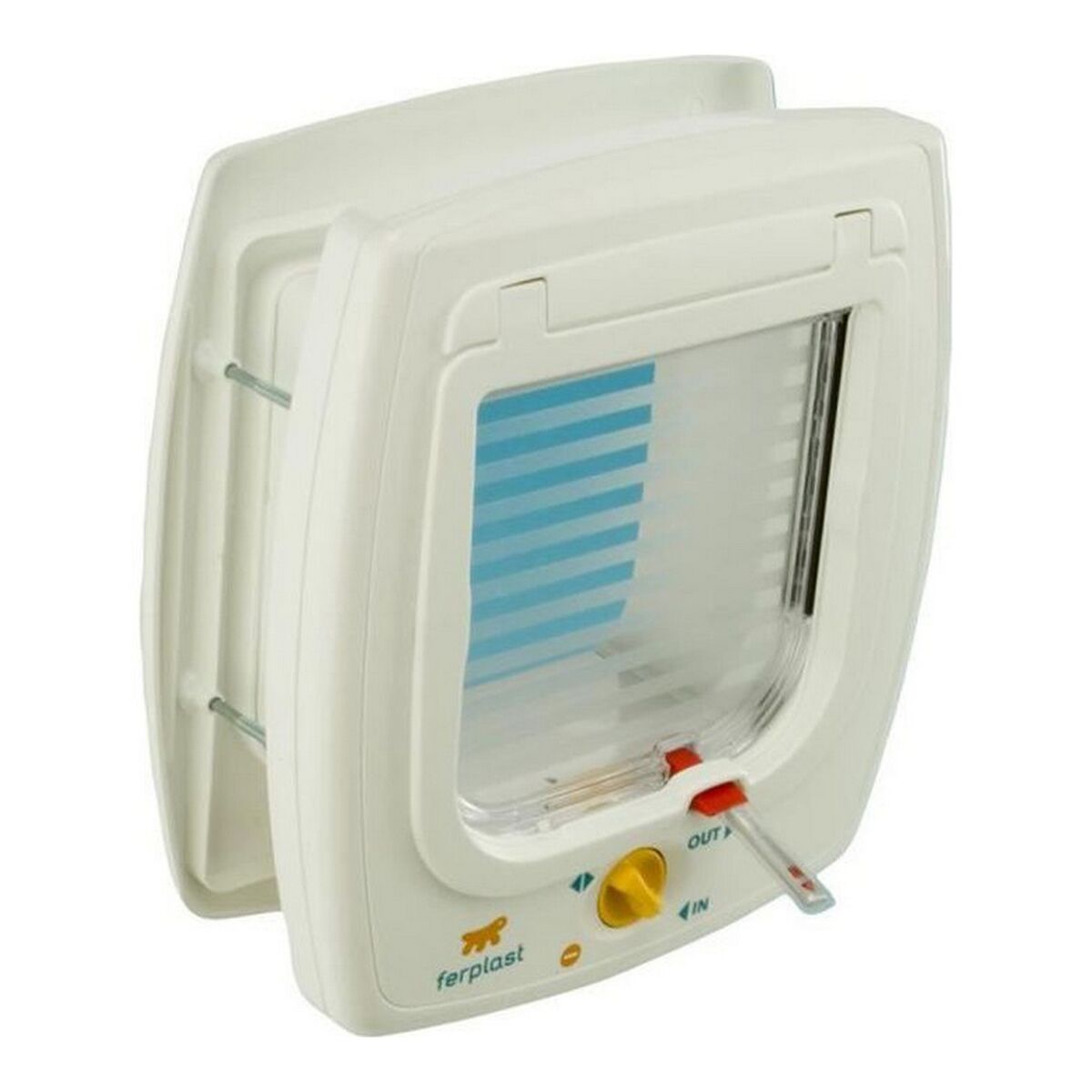 Cat Flap Ferplast Swing 7 White Plastic Cat Flap Ferplast Swing 7 White Plastic