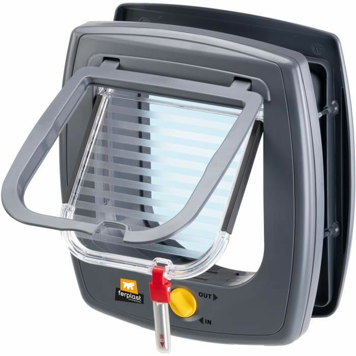 Cat Flap Ferplast Grey Plastic