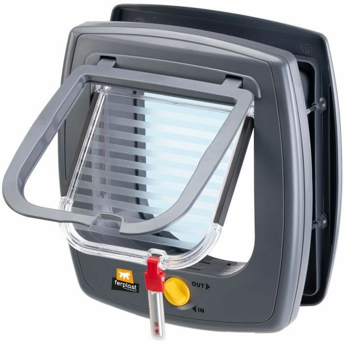 Cat Flap Ferplast Grey Plastic