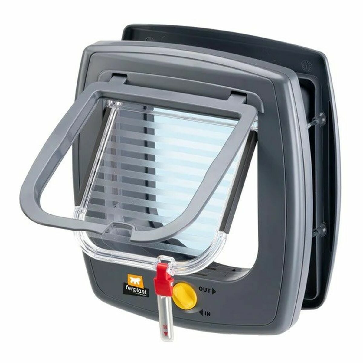 Cat Flap Ferplast Grey Plastic