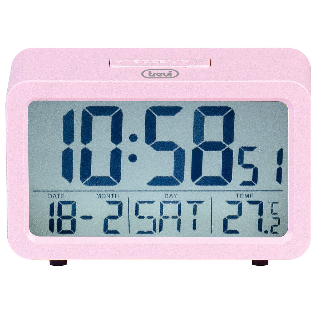 Table clock Trevi 0SL3P6008 Pink