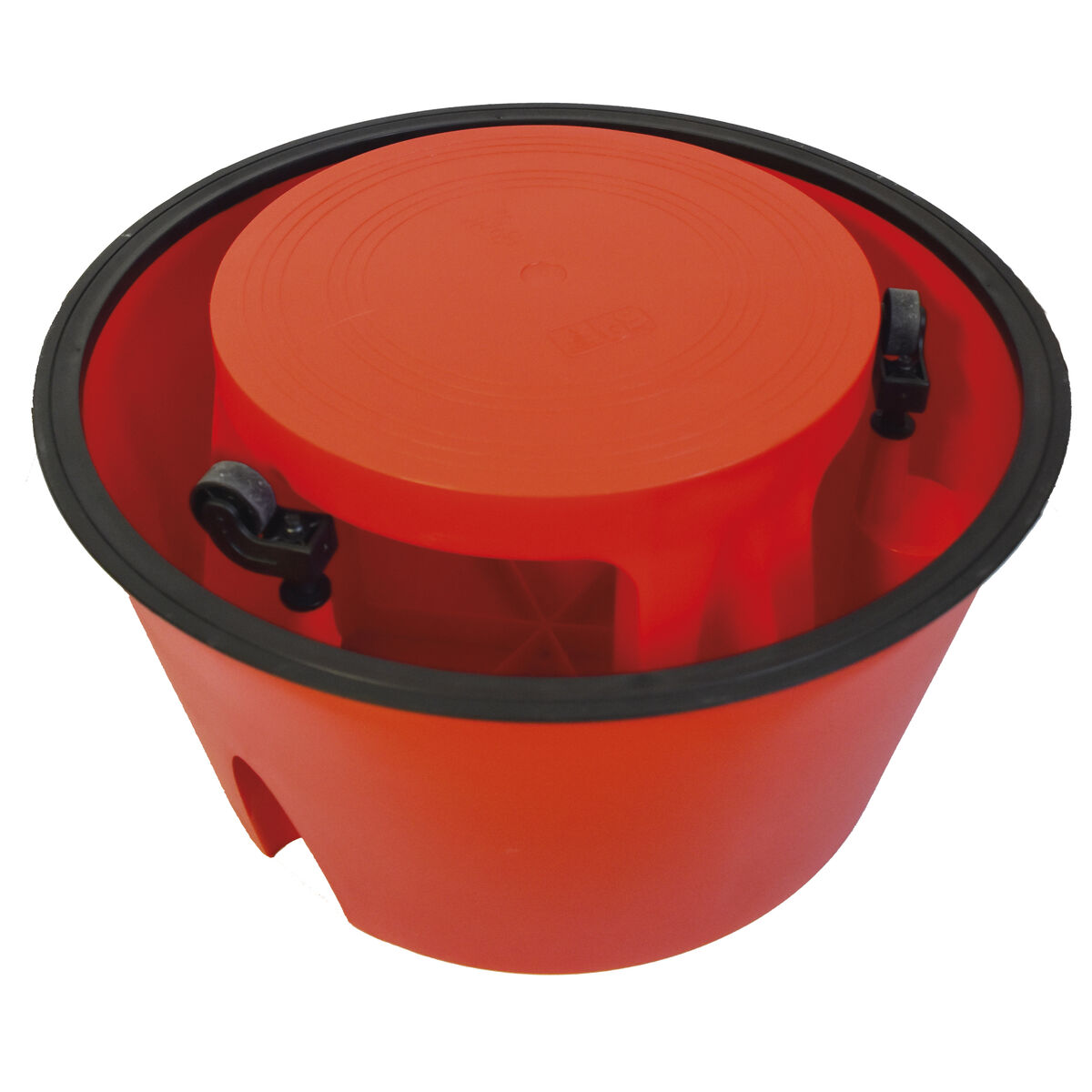 Stool GIERRE Red Plastic