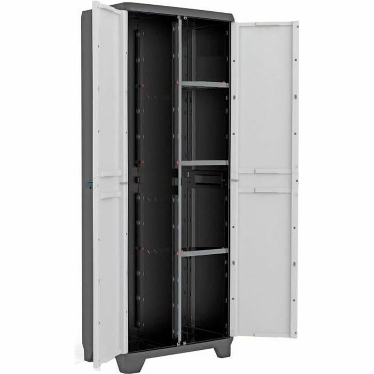 Shelves KIS 9726000 0616 02 Black/Grey Resin Plastic 68 x 39 x 173 cm Shelves KIS 9726000 0616 02 Black/Grey Resin Plastic 68 x 39 x 173 cm