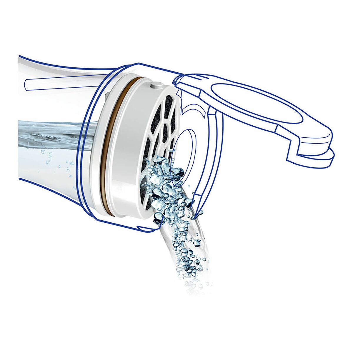 Filter bottle LAICA 1 L Transparent