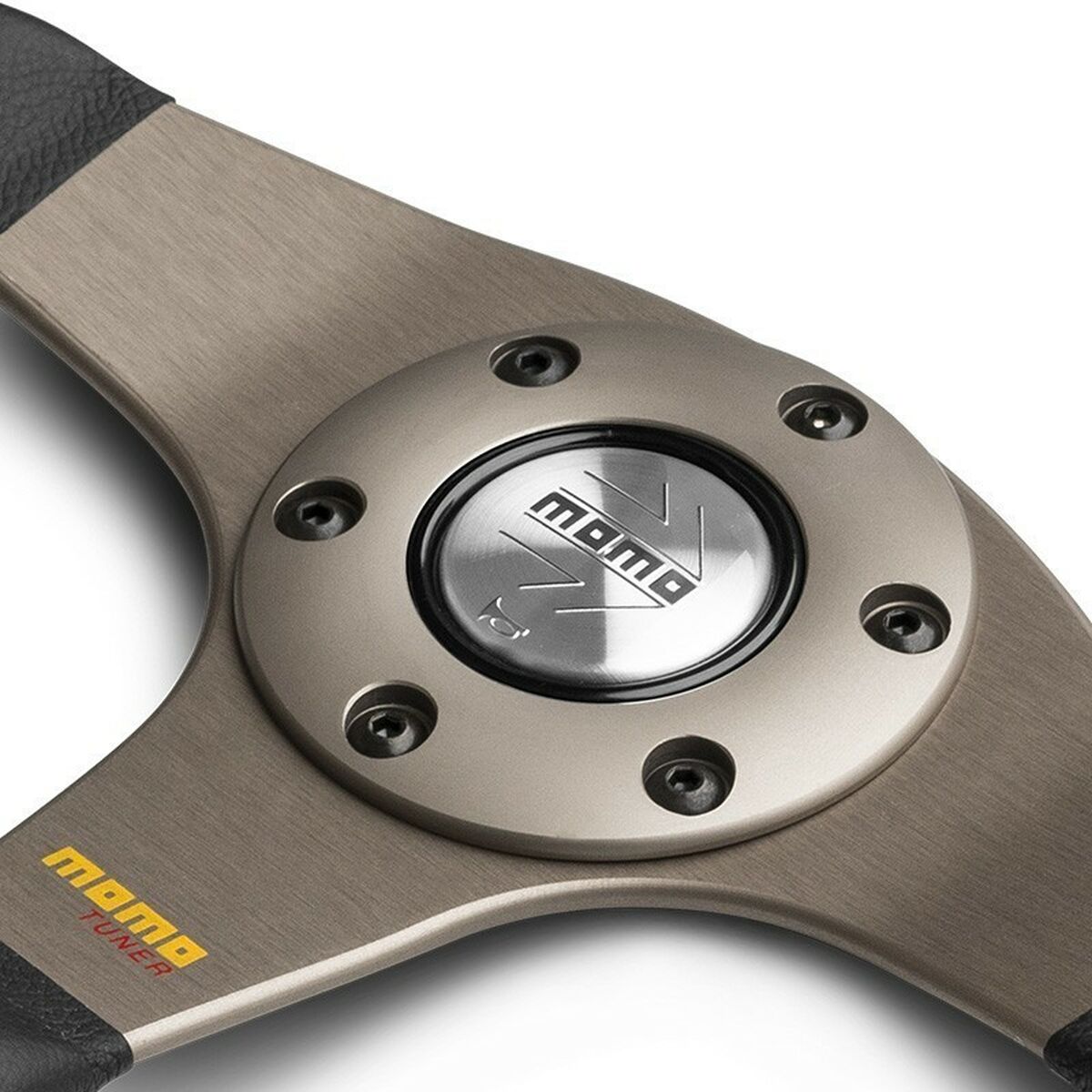 Steering wheel MOMO MOMVTUNERANT35R Black  35 cm